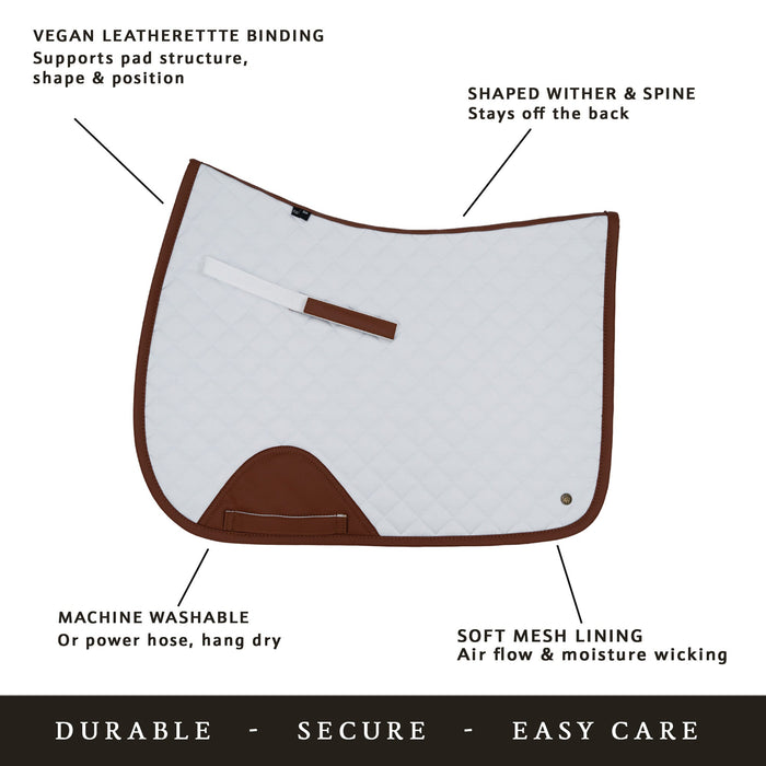 Close Contact pad, Black & Cognac