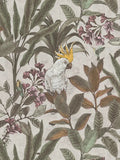 Cockatoo Jungle Wallpaper - Cream