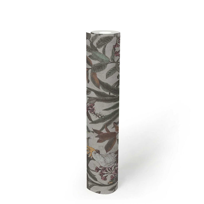 Cockatoo Jungle Wallpaper - Cream