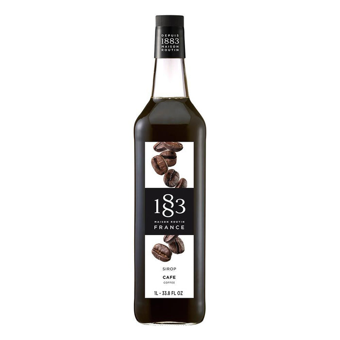 Coffee Syrup 1883 Maison Routin - 1 Liter Bottle-Syrups-1883 Maison Routin-Restaurant Supply Drop