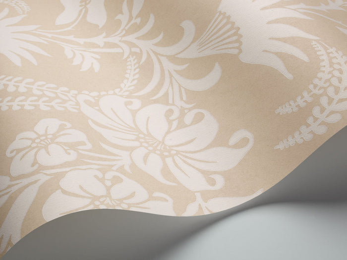 Cole and Sons - Cranley Wallpaper - Cream on Beige