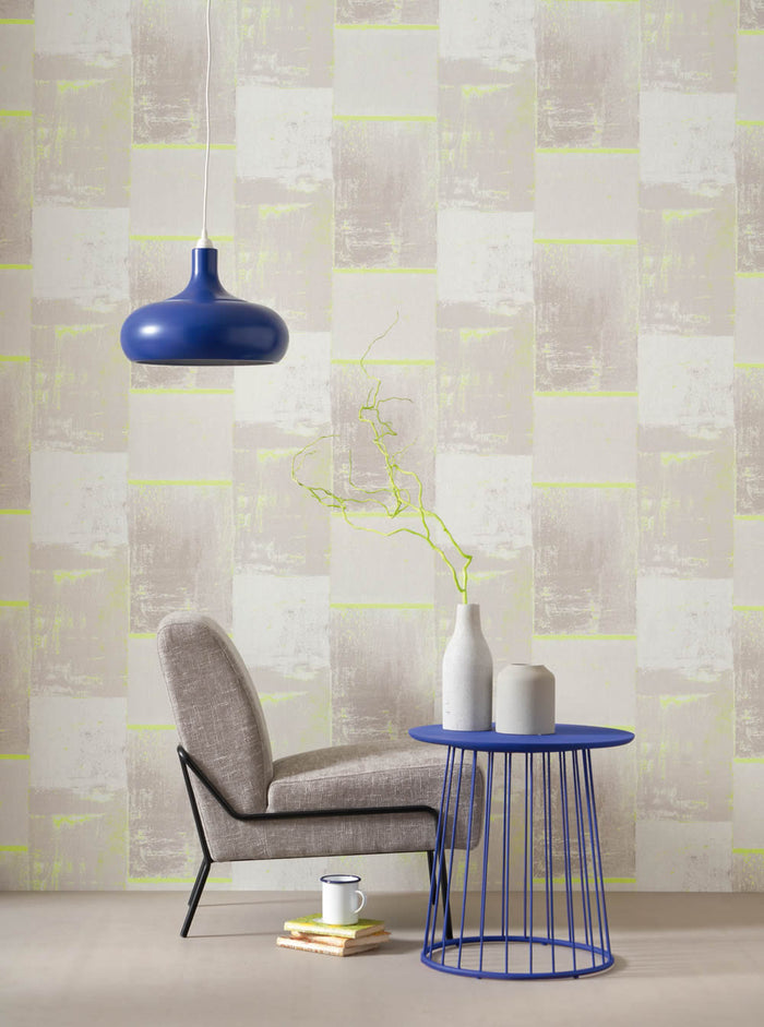 Color Field Wallpaper - Neon Yellow