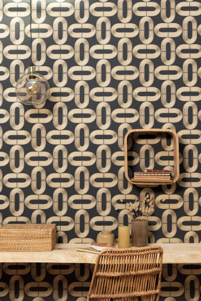 Comete Wallpaper - Noir Dore
