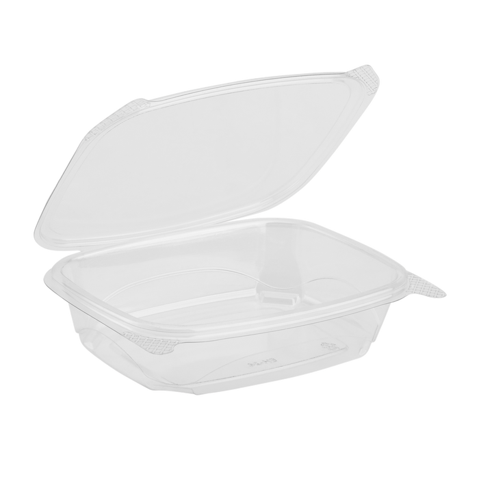 Compostable 24oz Hinged Deli Containers - Eco-Friendly Large Hinged Deli Boxes - 200 count-To-Go Packaging-Karat-Restaurant Supply Drop