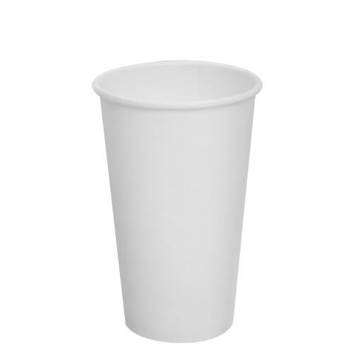 Compostable Coffee Cups - 16oz Eco-Friendly Paper Hot Cups - White (90mm) - 1,000 ct-Cups & Lids-Karat-Restaurant Supply Drop