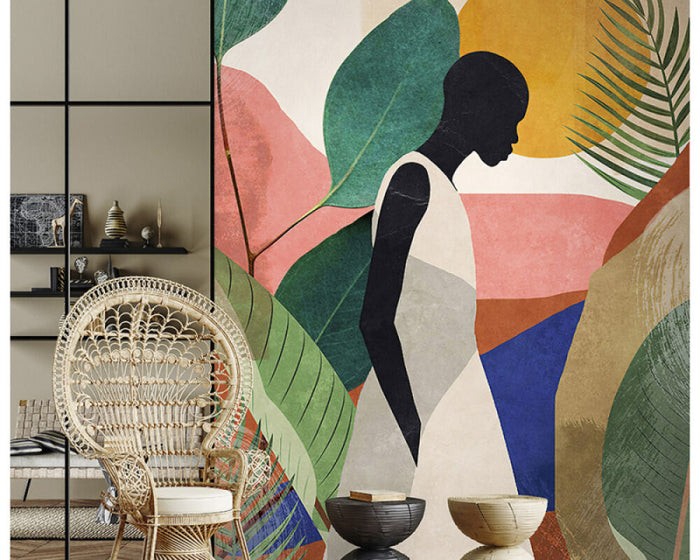 Contrast Couture - Custom Sized Wallpaper Mural (per m2)