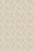 Coral wallpaper in Garden Green, flat pattern