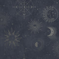 Cosmic – Celestial Wallpaper – Navy Silver