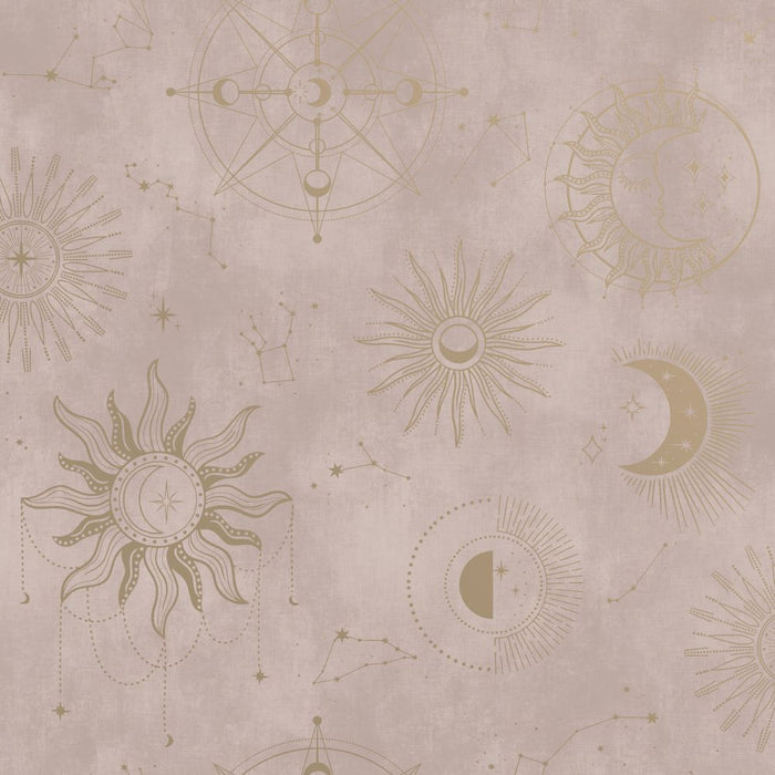 Cosmic – Celestial Wallpaper – Pink Gold