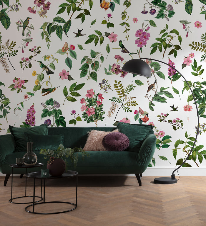 Cottage Core - Custom Sized Wallpaper Mural (per m2)