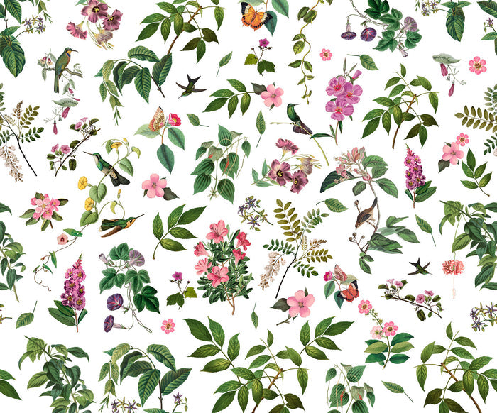 Cottage Core - Custom Sized Wallpaper Mural (per m2)