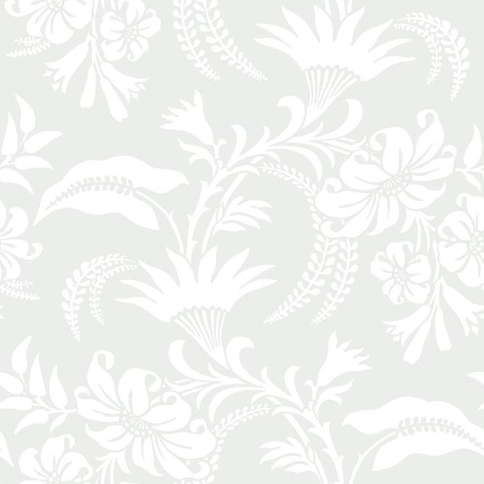 Cranley Wallpaper - Cole and Sons - Chalk on Eau du Nil