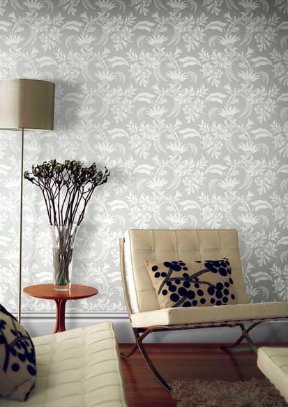 Cranley Wallpaper - Cole and Sons - Chalk on Eau du Nil