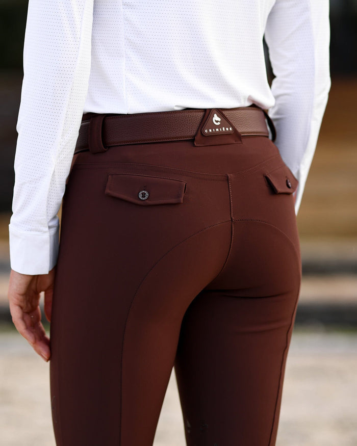 CRINIĒRE Juliette High Compression Breeches | Mocha - Equiluxe Tack