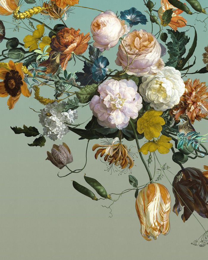 Cultive Large Scale Floral Mural Panel 250cm H x 200 W