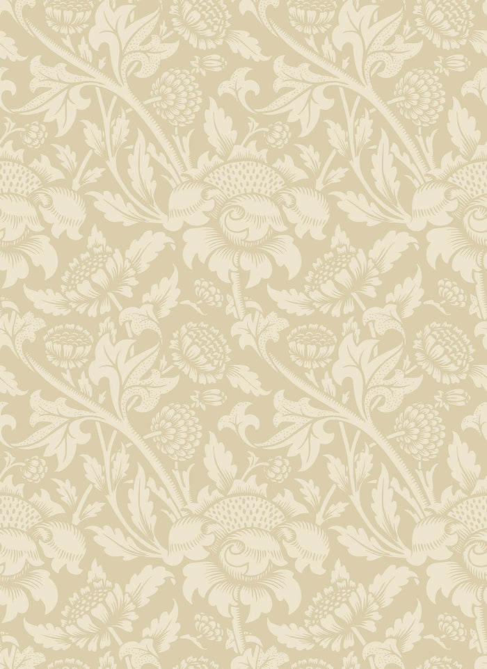 Damask Trail Wallpaper - Hemp
