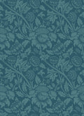 Damask Trail Wallpaper - Rich Teal