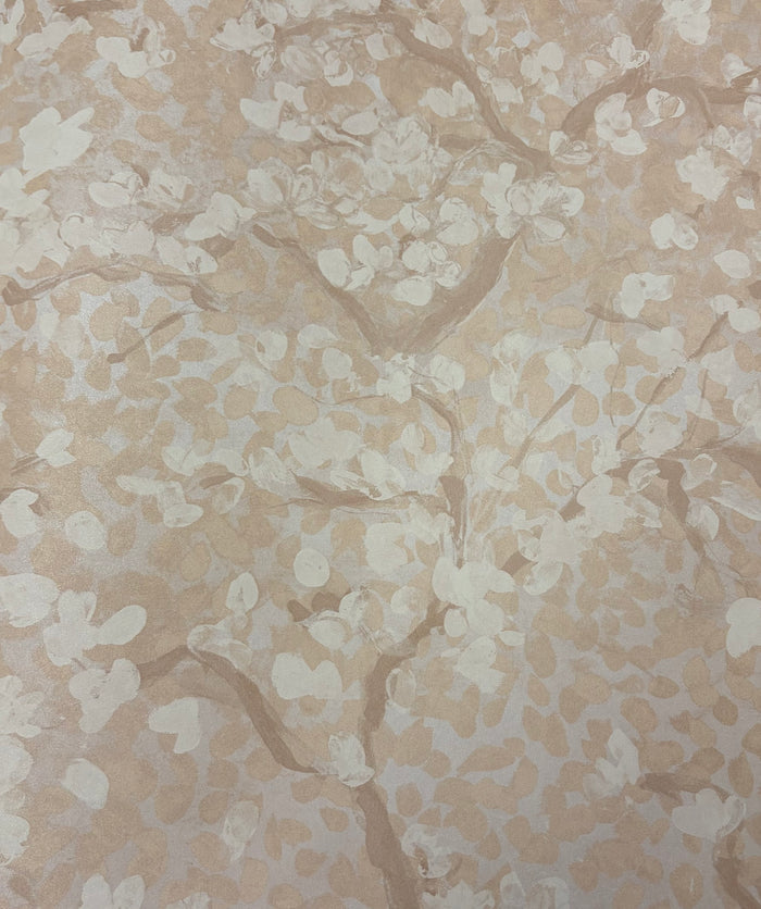 Dappled Tree Wallpaper - Beige Shimmer
