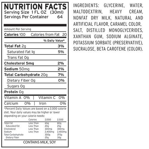DaVinci Sugar Free Caramel Sauce (64oz)-Sauces-DaVinci Gourmet-Restaurant Supply Drop