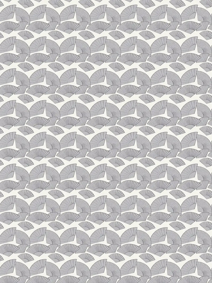 Deco Fanfare Heavy Weight Wallpaper - Black