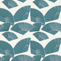 Deco Fanfare Heavy Weight Wallpaper - Green/White