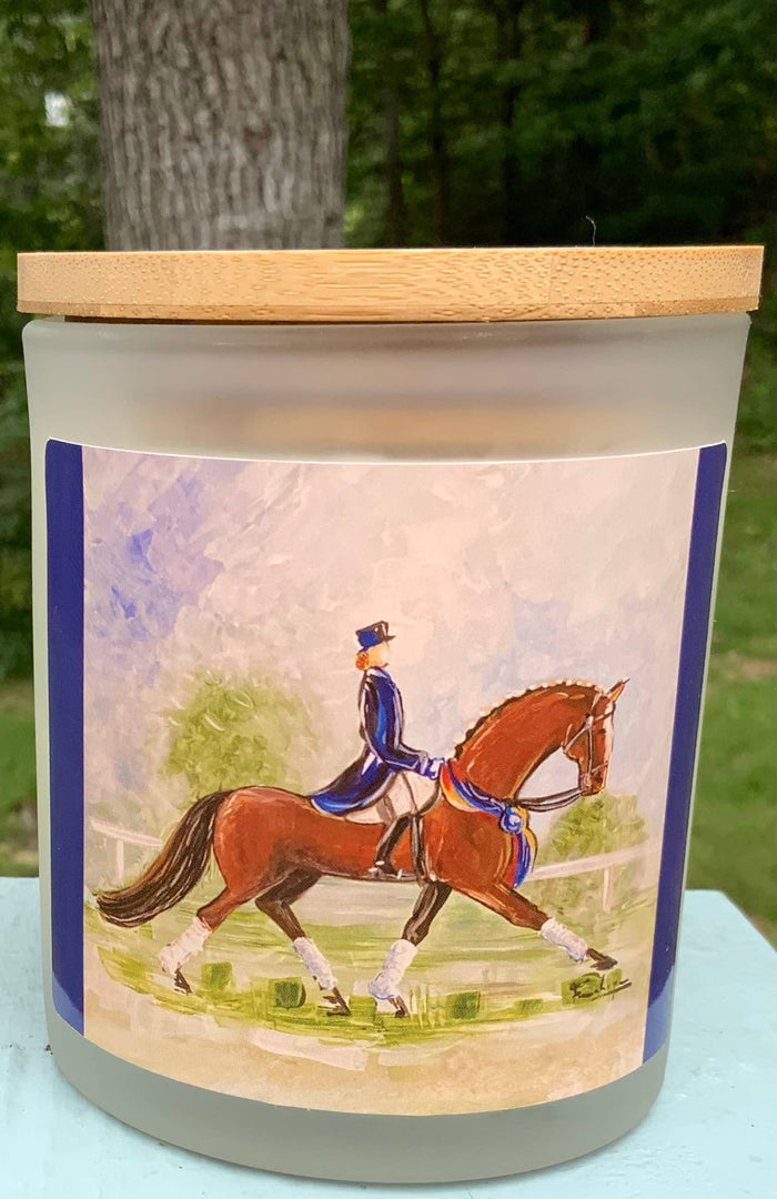Designs by Frederique - Dressage Scented Soy Candle “I Love Paris “