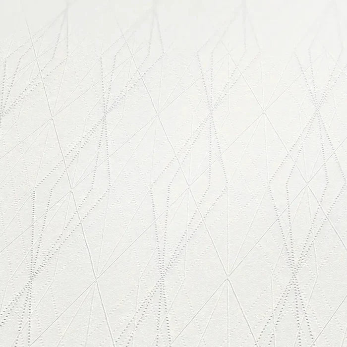 Diamond Relief Wallpaper - Cream
