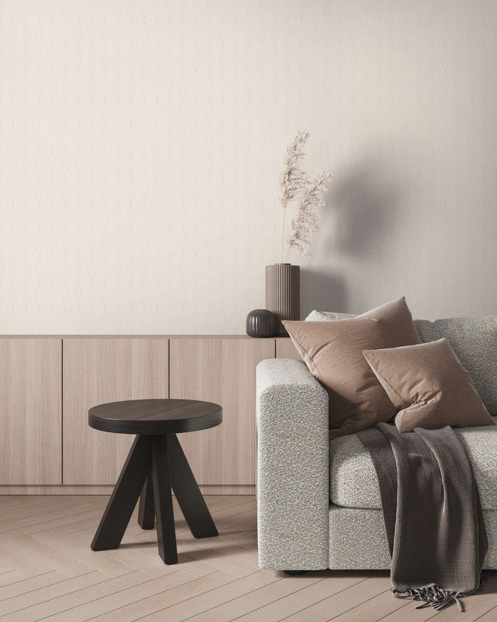 Diamond Relief Wallpaper - Grey