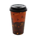 Disposable Coffee Cups - 16oz Generic Paper Hot Cups and Black Sipper Dome Lids (90mm)-Cups & Lids-Karat-Restaurant Supply Drop