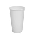 Disposable Coffee Cups - 16oz Paper Hot Cups - White (90mm) - 1,000 ct-Cups & Lids-Karat-Restaurant Supply Drop