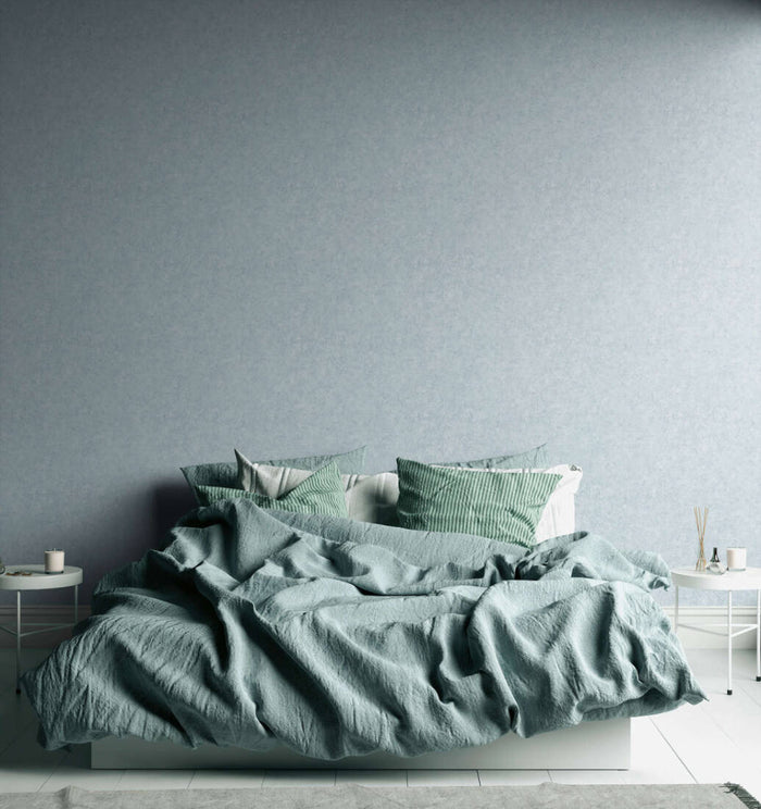 Distressed Plains Vinyl Wallpaper - Blue