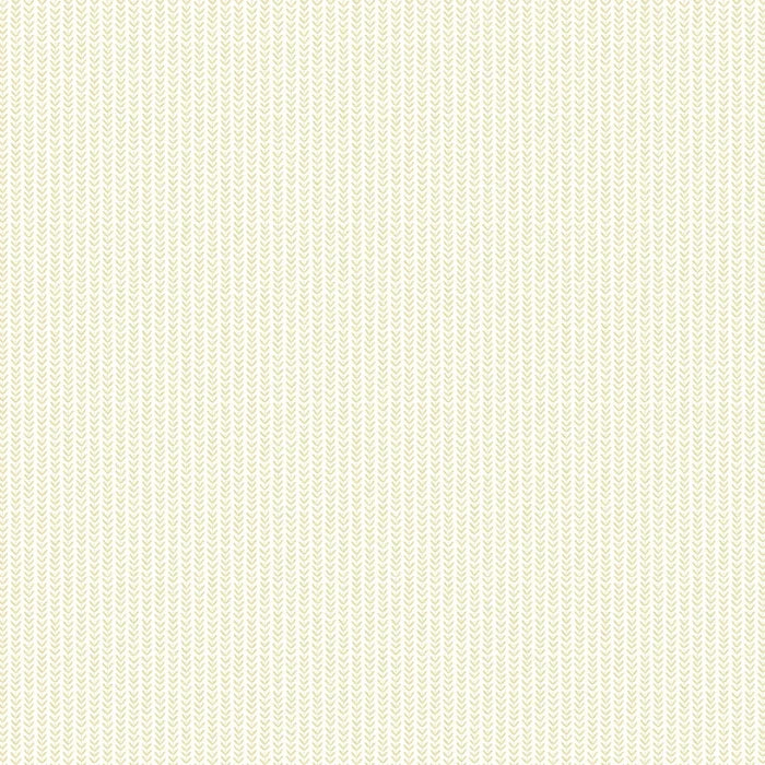 Ditsy Leaf Stripe Wallpaper - Lichen