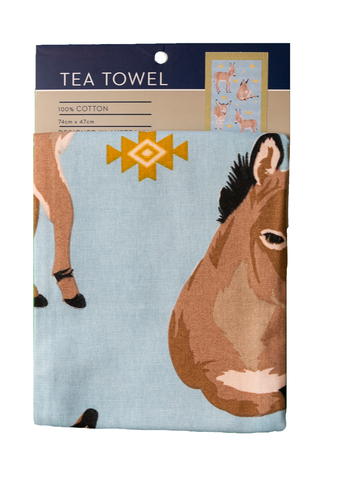 Donkey Tea Towel - Allgift Australia