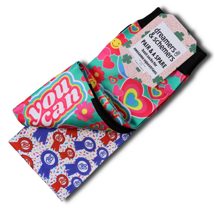 Dreamers & Schemers Affirmations Pair & A Spare Socks