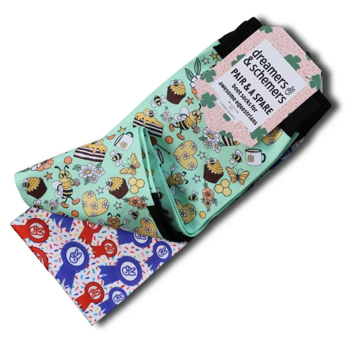 Dreamers & Schemers Bee Groovy Pair & A Spare Socks