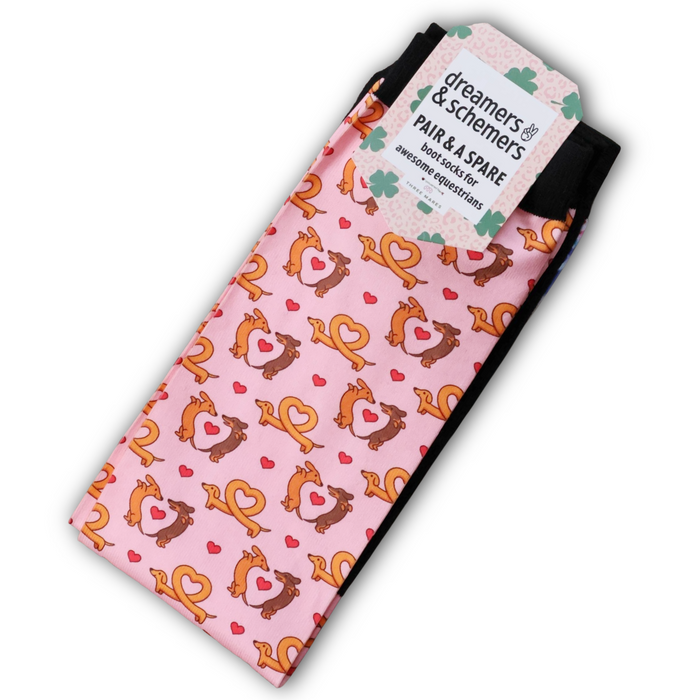 Dreamers & Schemers Long Dogs Pair & A Spare Socks
