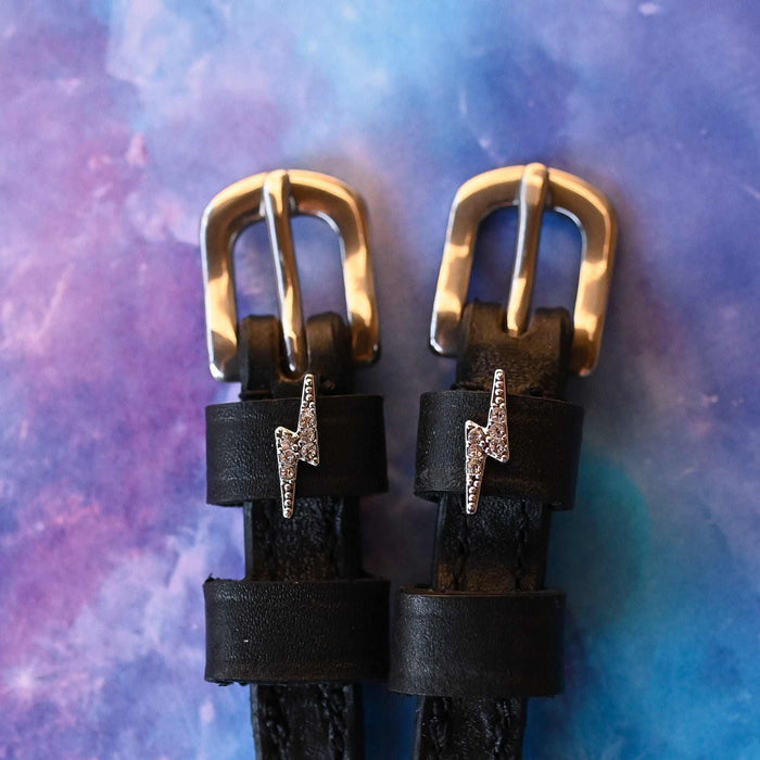 Dreamers & Schemers Silver Bling Bolt Spur Strap