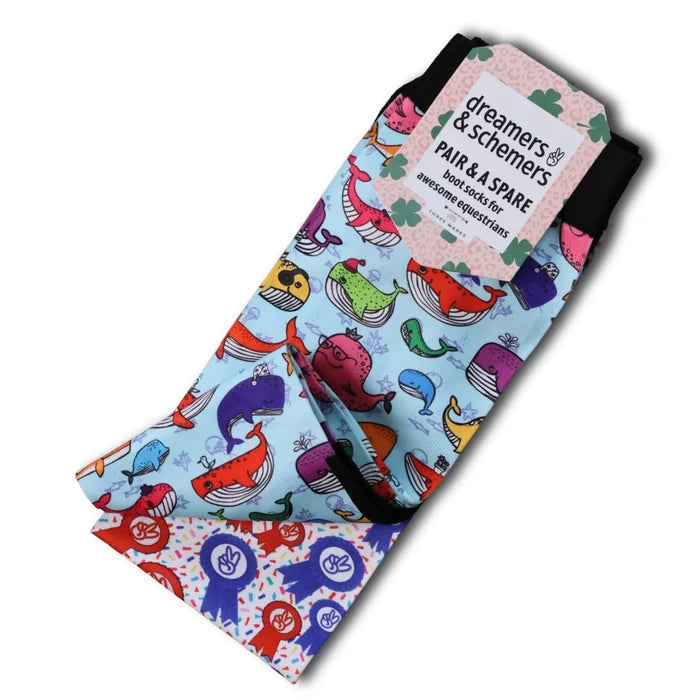 Dreamers & Schemers Whale Whale Whale Pair & A Spare Socks