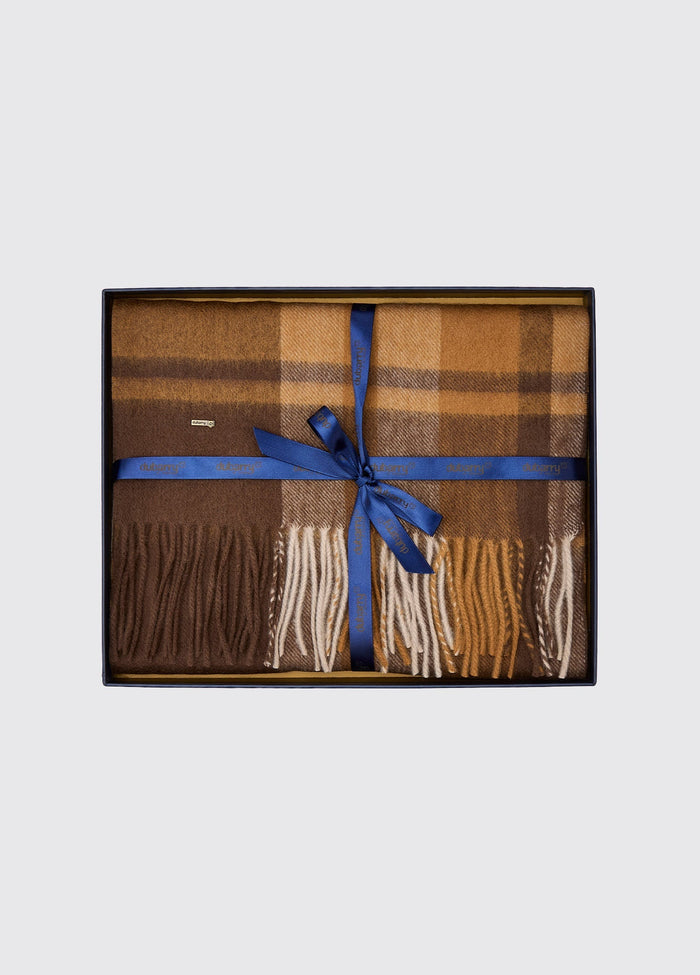 Dubarry Kinvara Wool Check Scarf