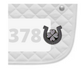DuBois Cheval Horseshoe Clover Number Pin Charm