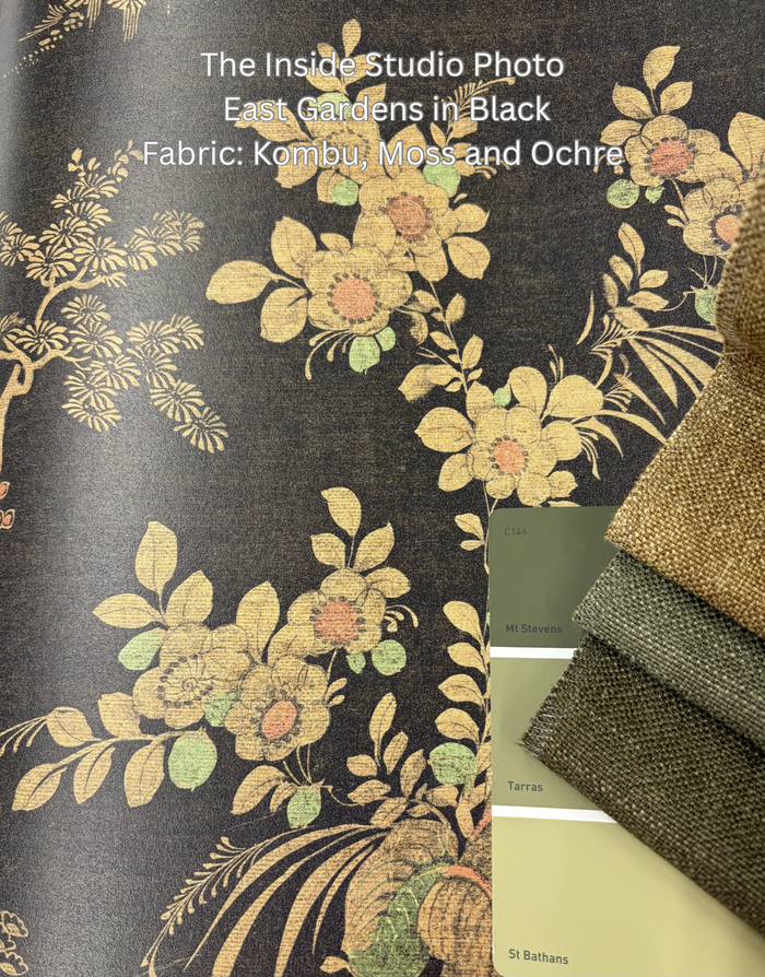 East Gardens Wallpaper - Black