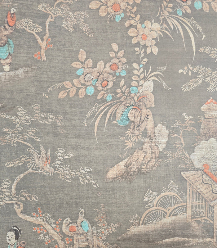 East Gardens Wallpaper - Bronze Brown