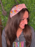 Easter Egg & Bows Seed Bead & Rhinestones Headband