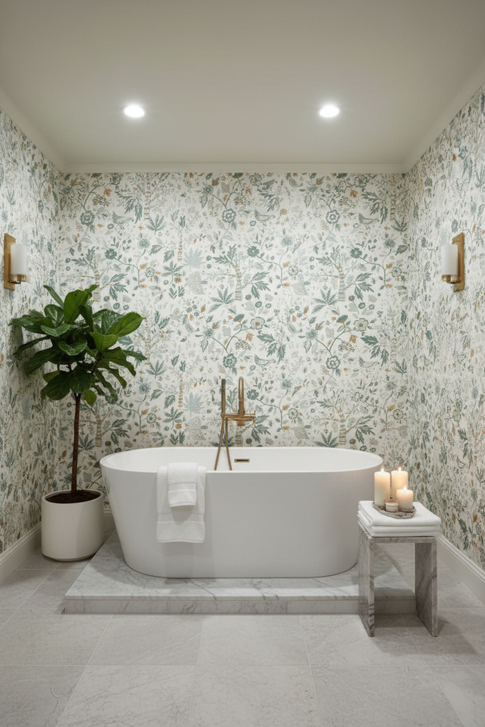 Echappee Vert Opaline - Luxury Bathroom