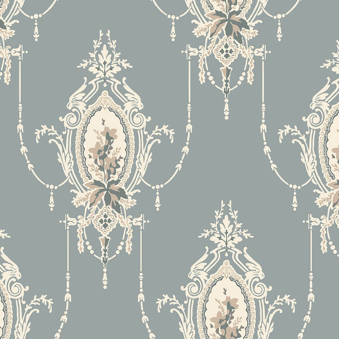 Edsbyn Historical Wallpaper - Blue