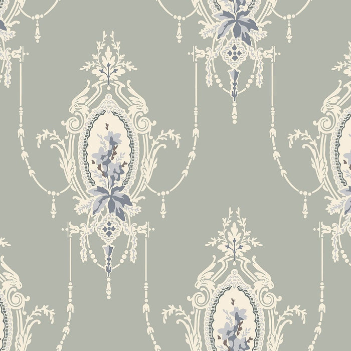 Edsbyn Historical Wallpaper - Grey