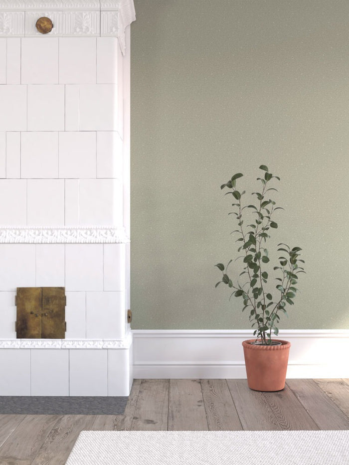 Edvin Wallpaper - Dark Green