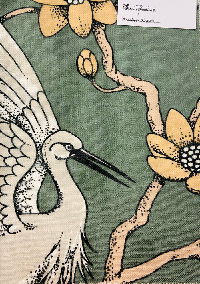Egrets Florence Broadhurst Fabric - 12 Colours
