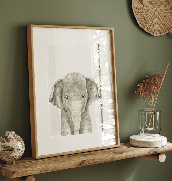 Elephant Art Print