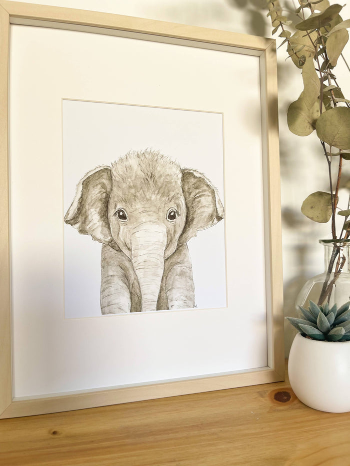 Elephant Art Print